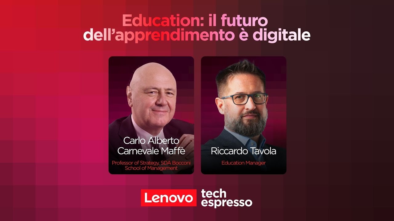 Tech Espresso | Episodio 6 | Education: il futuro dell’apprendimento è digitale