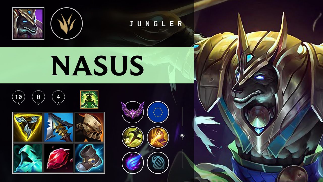 Nasus Jungle vs Hecarim - EUW Master Patch 26.02