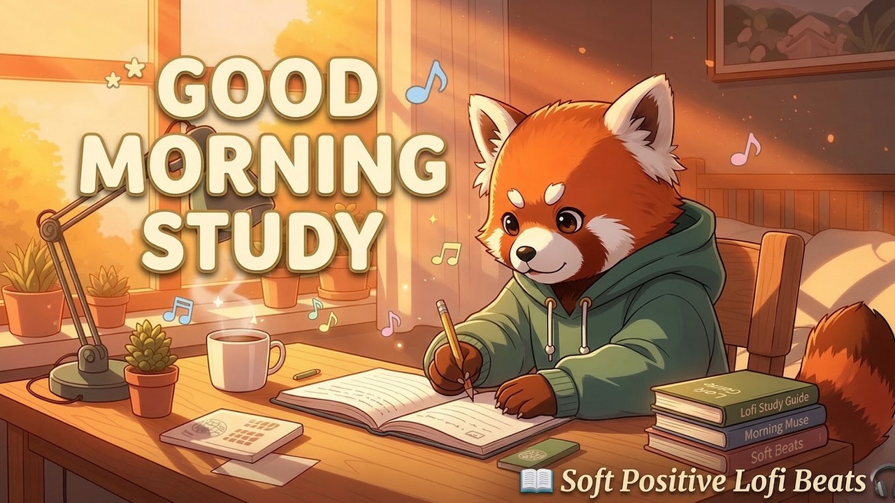Good Morning Study 📖 Soft Positive Lofi Beats