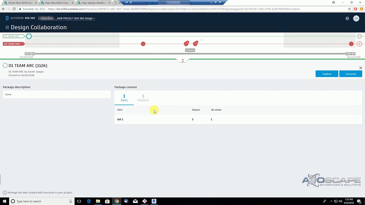 BIM 360 Design - Design Collaboration: Consumed Packages - 15/17