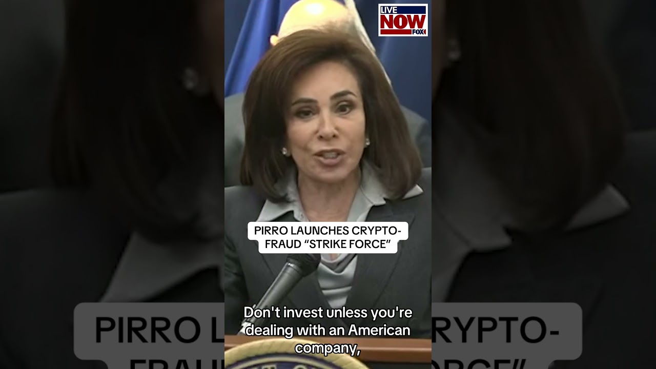 Jeanine Pirro has announced the formation of a Strike Force aimed at combating crypto-fraud. #news