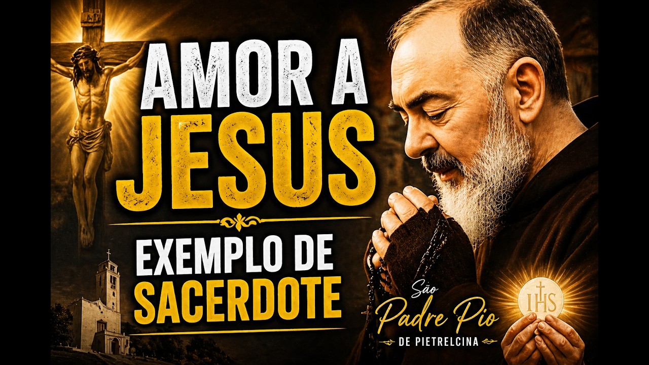 ➥ S&atilde;o Padre Pio de Pietrelcina modelo de sacerdote e amor a Jesus - Anderson Reis
