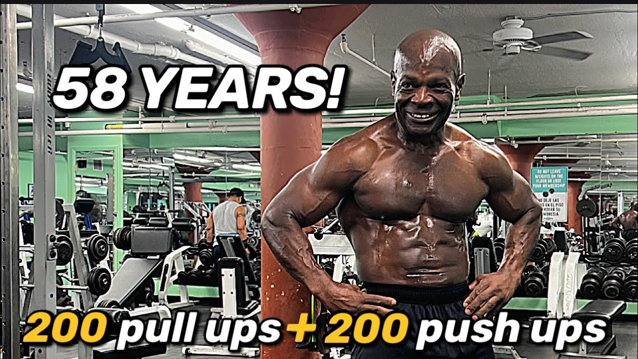 58 YEARS OLD | 200 PULL UPS & 200 PUSH UPS CHALLENGE