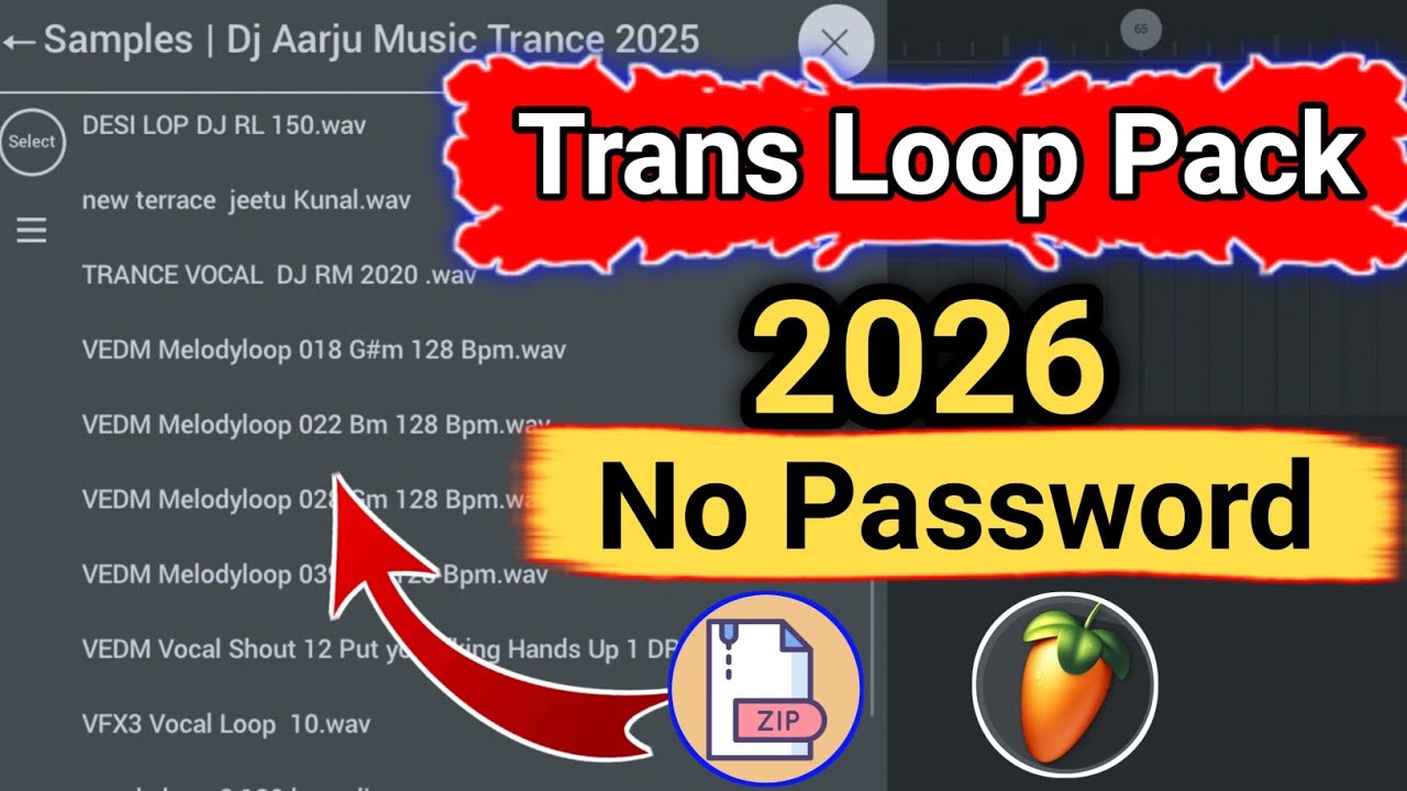 Trance Loops Pack 2025 । Fl Studio Sample Pack download। Aarju Music 