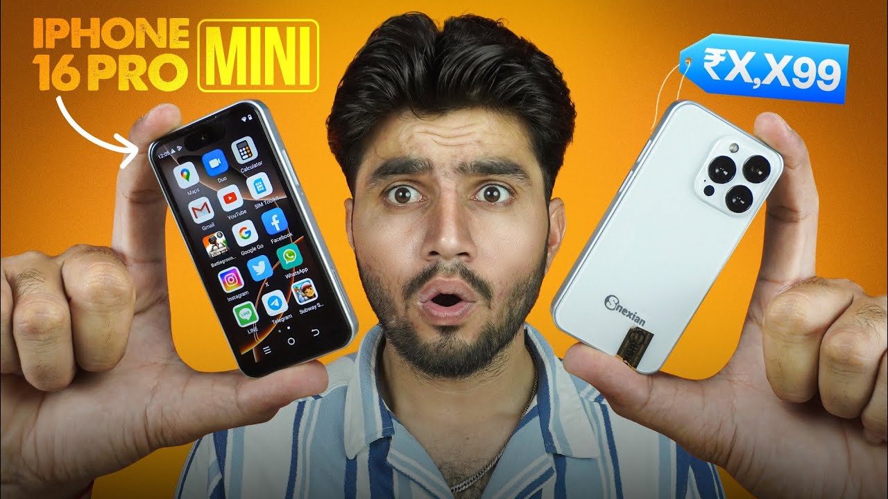 IPHONE 16 Pro ₹X999 Only ⚡ I Tested Mini iPhone 16 Pro || Crazy Smartphone 😲 || 