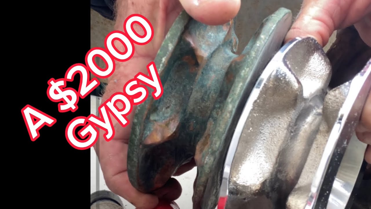 Gypsy chainwheel for a Maxwell vw800