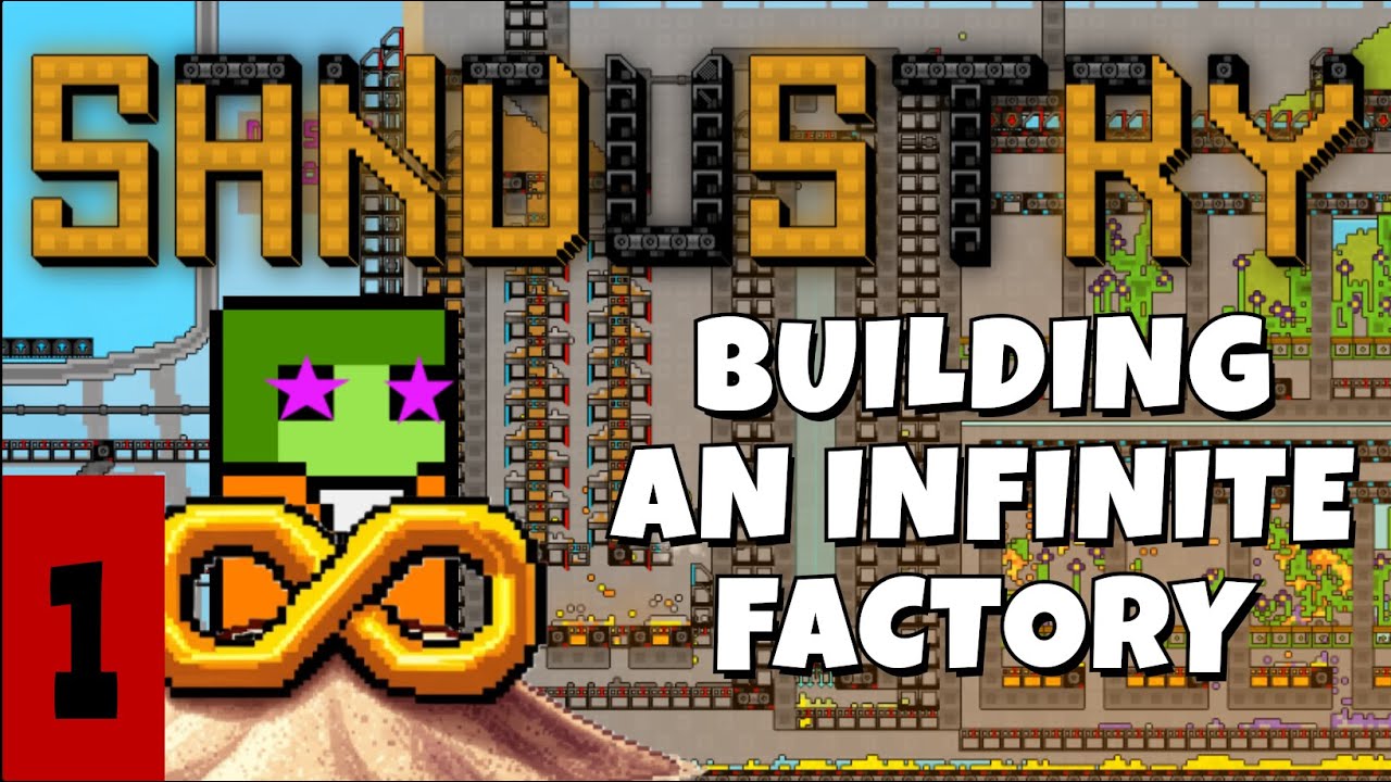 THE DIG SITE - Building the Infinite Gold Factory - 1 - Let's Play Sandustry with Insane's Recipes