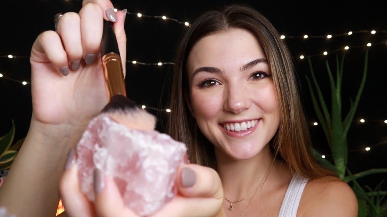 ASMR Magical Makeup Look ✨ Doing Your Makeup with Crystals