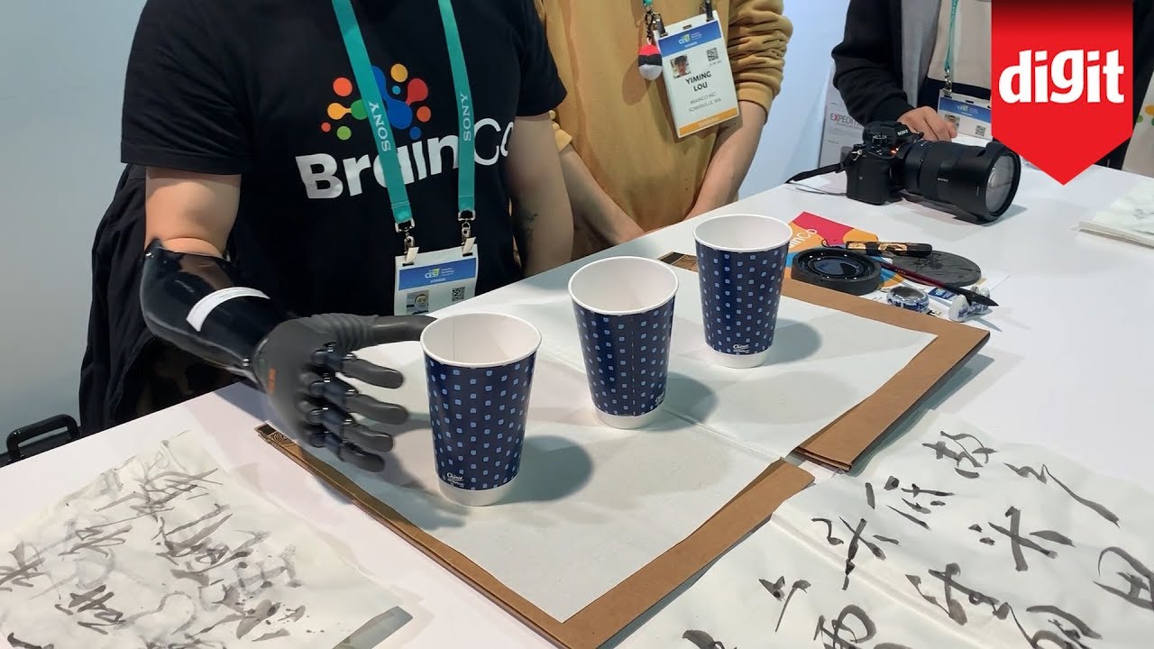 You Can Move The Fingers On This Prosthetic Hand With Your Mind - Made By BrainCo - From CES 2020