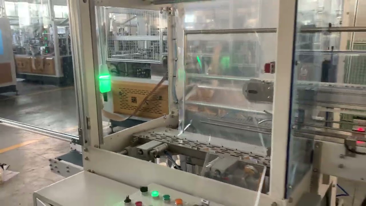 Automatic paper cup production line,High Speed Paper cup machine connect to Cup Packing Machine