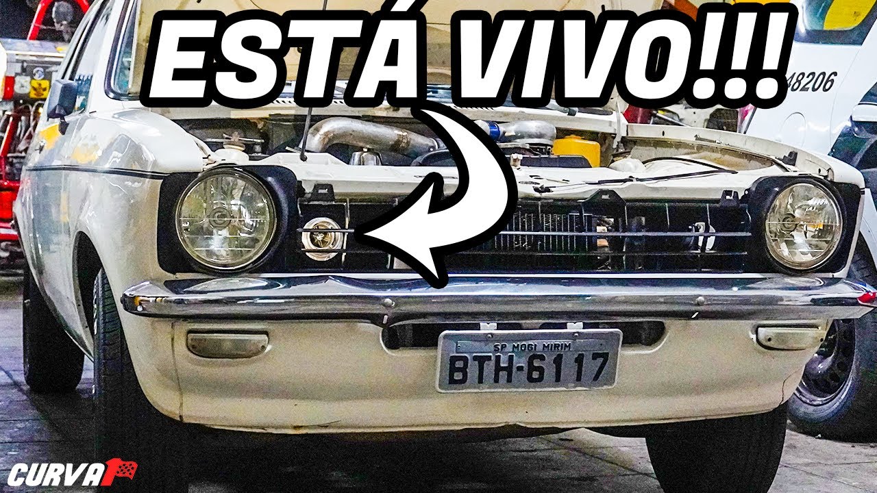 A primeira partida do Chevette turbo! O ronco é lindo! 1.4 OHC RAIZ!!!