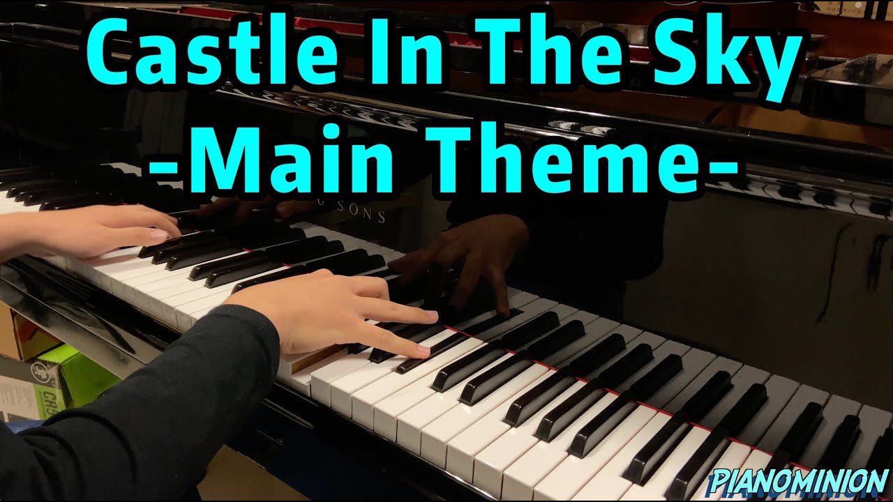 Castle In the Sky Main Theme Piano #anime #piano