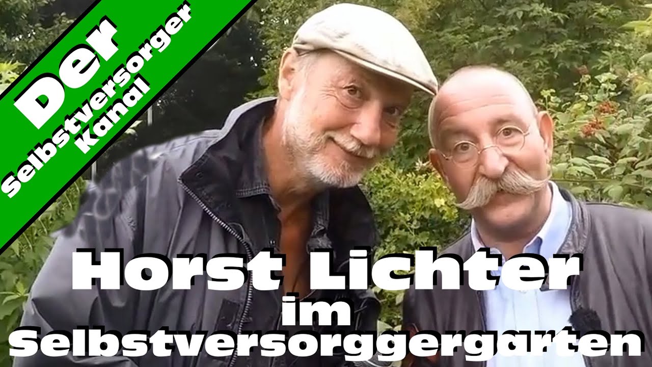 Horst Lichter im meinem Selbstversorgergarten
