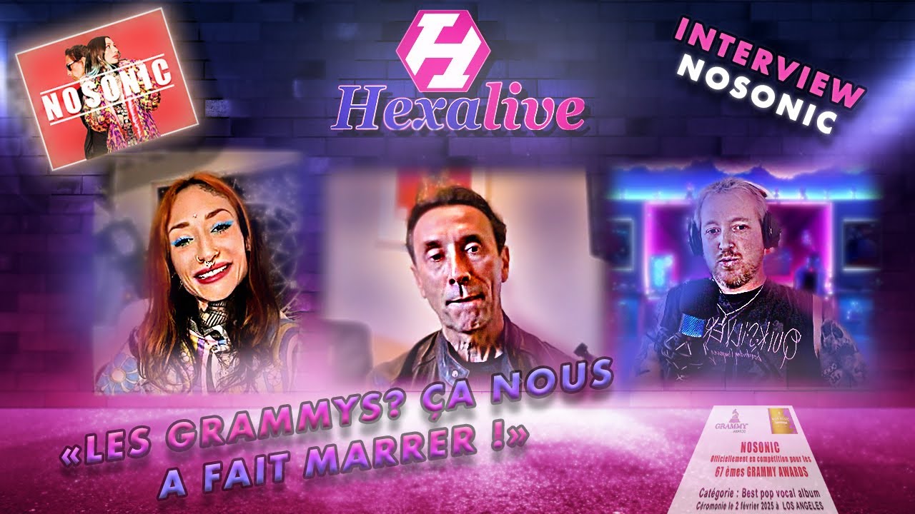 Interview du groupe électro-rock français @nosonicofficiel pour @hexalive par @acepicomm