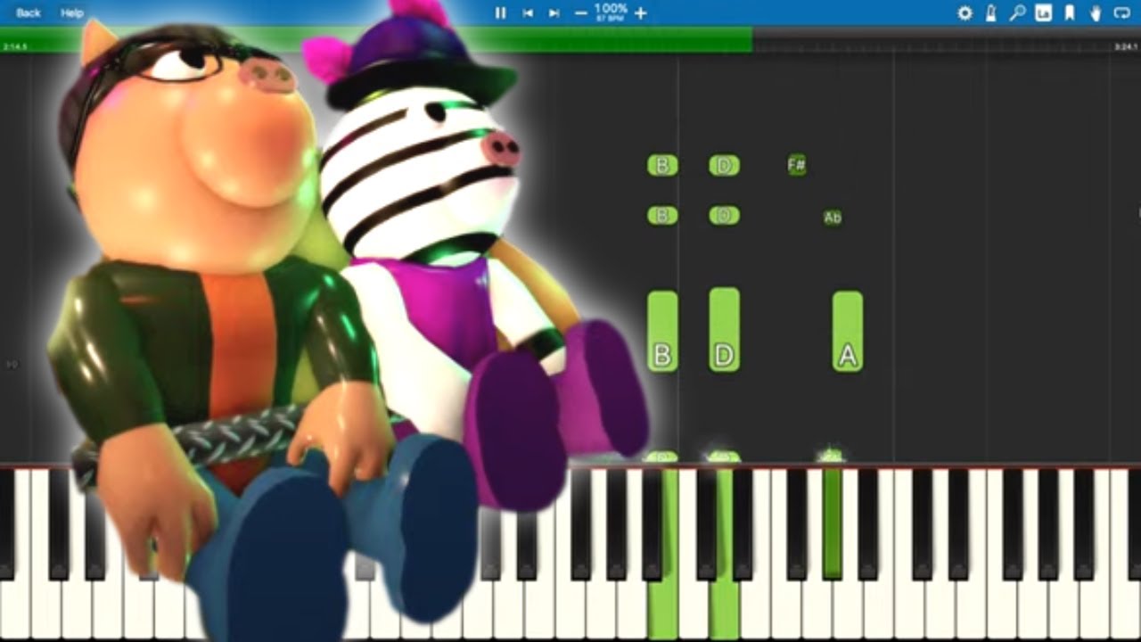 Traveling Time - Piano Tutorial - Piggy Book 2 (End Credits Song)