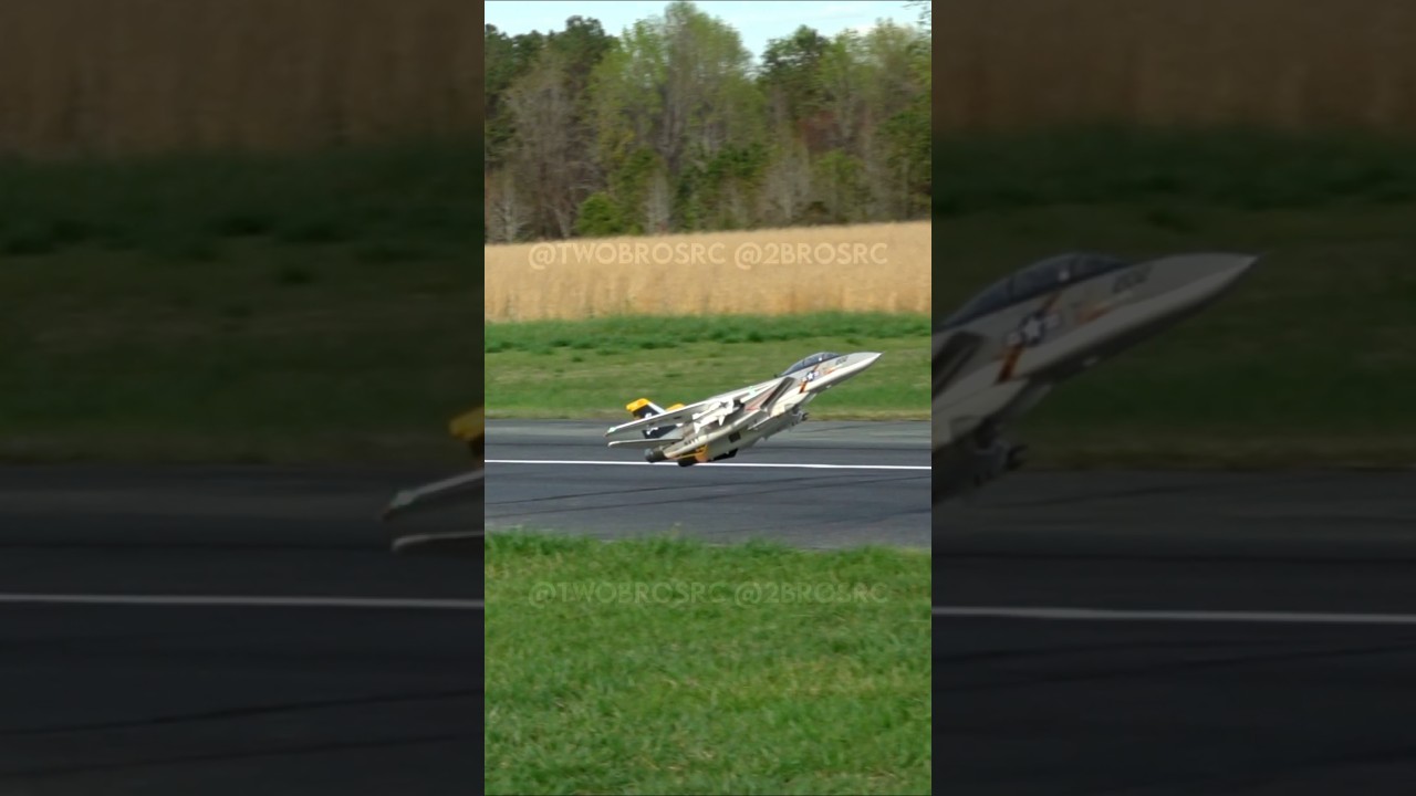 F-14A Tomcat High Alpha Pass #aviation #rc #rcplane
