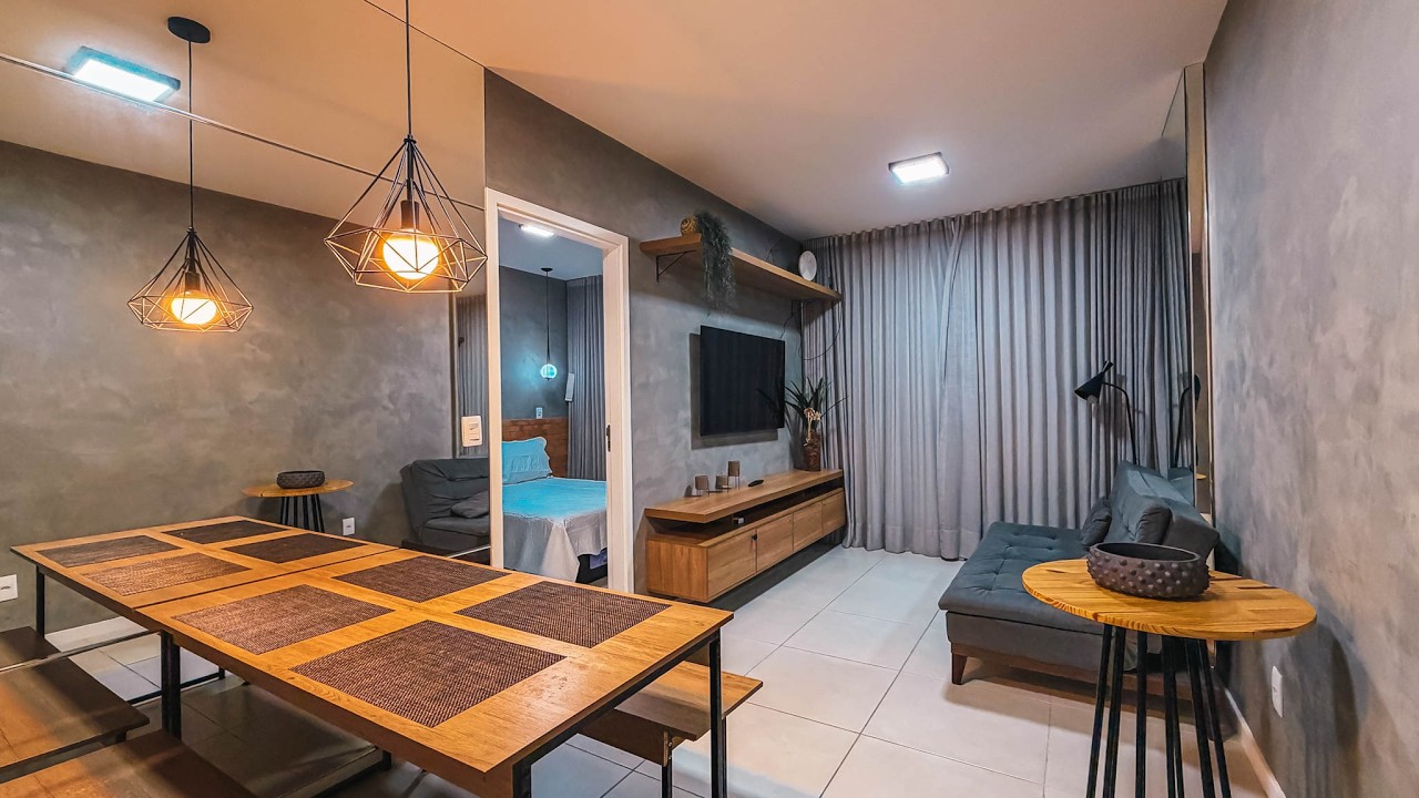 Apartamento nascente quarto e sala na Ponta Verde em Maceió