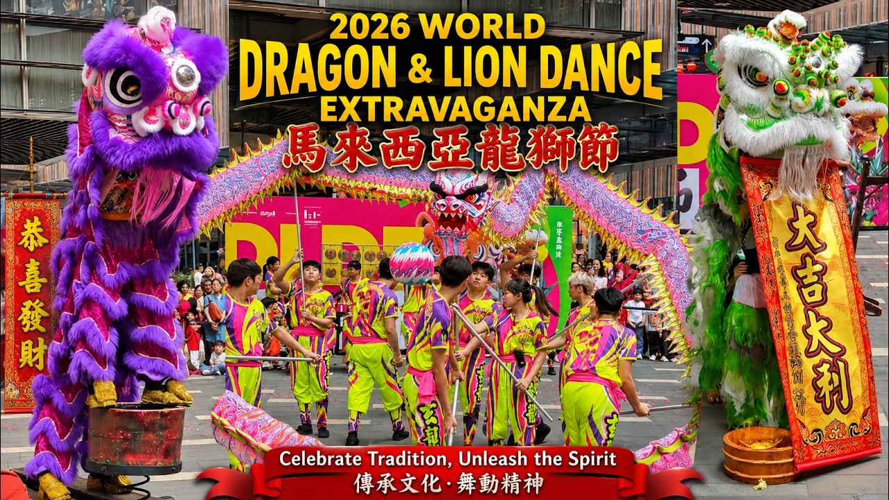 2026 World Dragon & Lion Dance Extravaganza - Malaysia Edition #世界龍獅日 #LaLaportBBCC #馬來西亞龍獅節