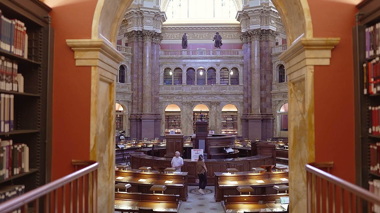 Ambient ASMR of the Library of Congress Main Reading Room