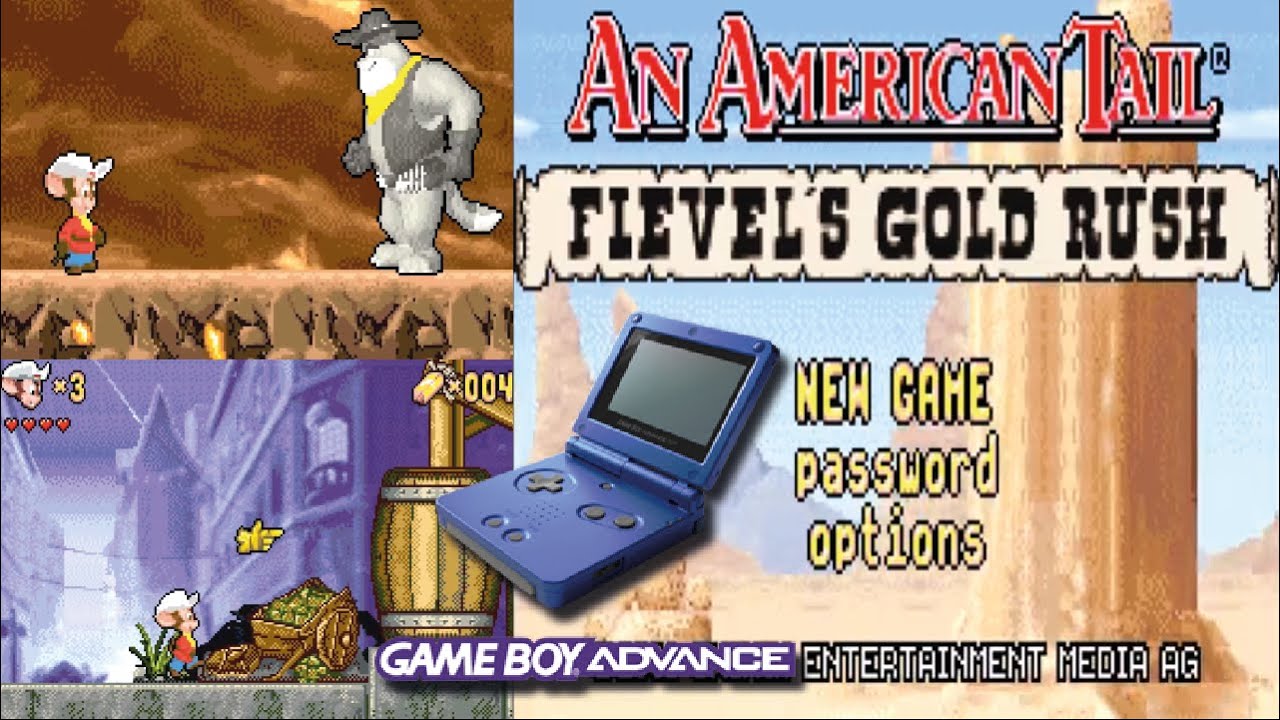 An American Tail: Fievel's Gold Rush GBA - C&M Playthrough