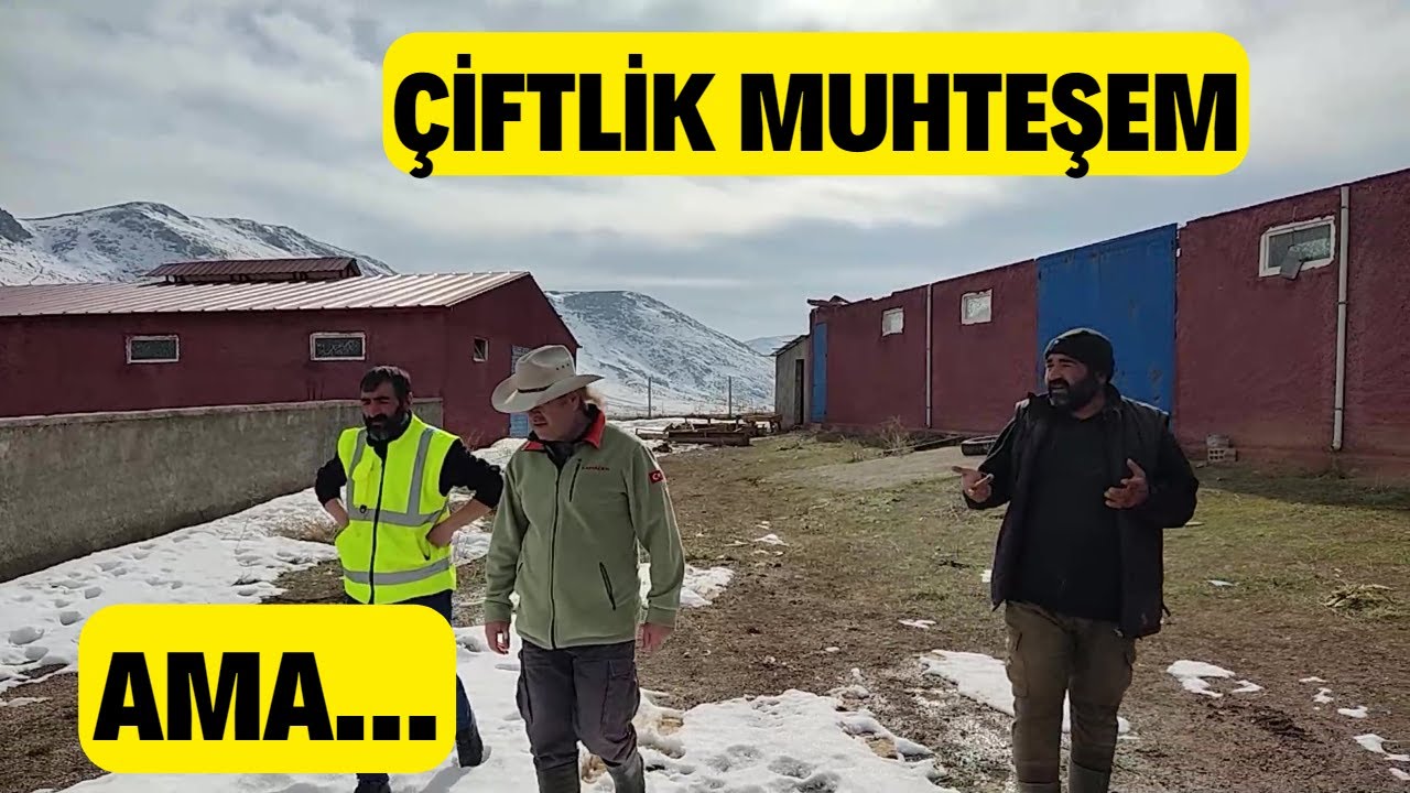 MÜTHİŞ ÇİFTLİK AMA DEPREM ( Harika Bir Çiftliği Üzülerek Çekitim)