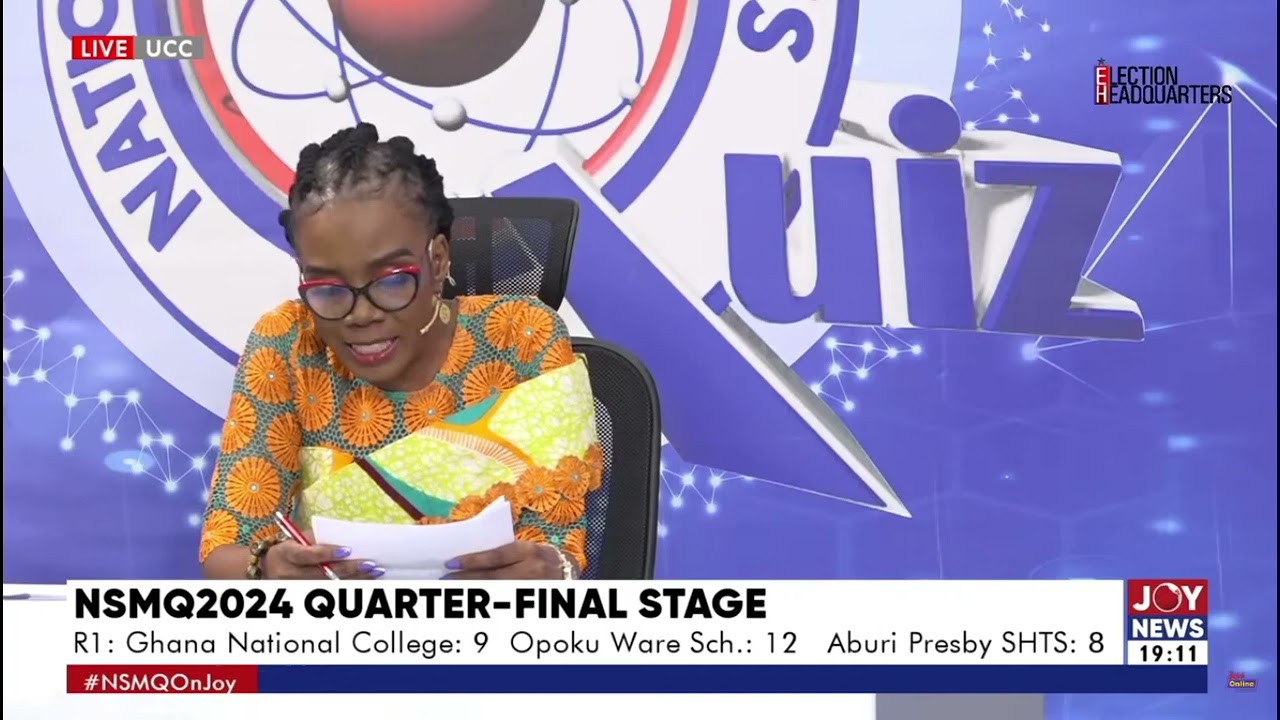NSMQ 2024: Ghana National College stage an impressive comeback to qualify for the semifinals