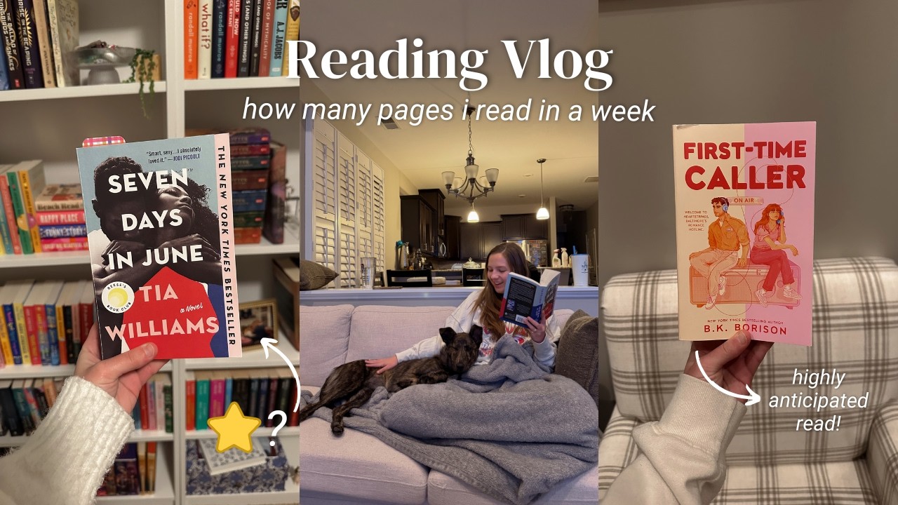 READING VLOG | what i read in a week *realistic edition* 📖 ➕ 💬