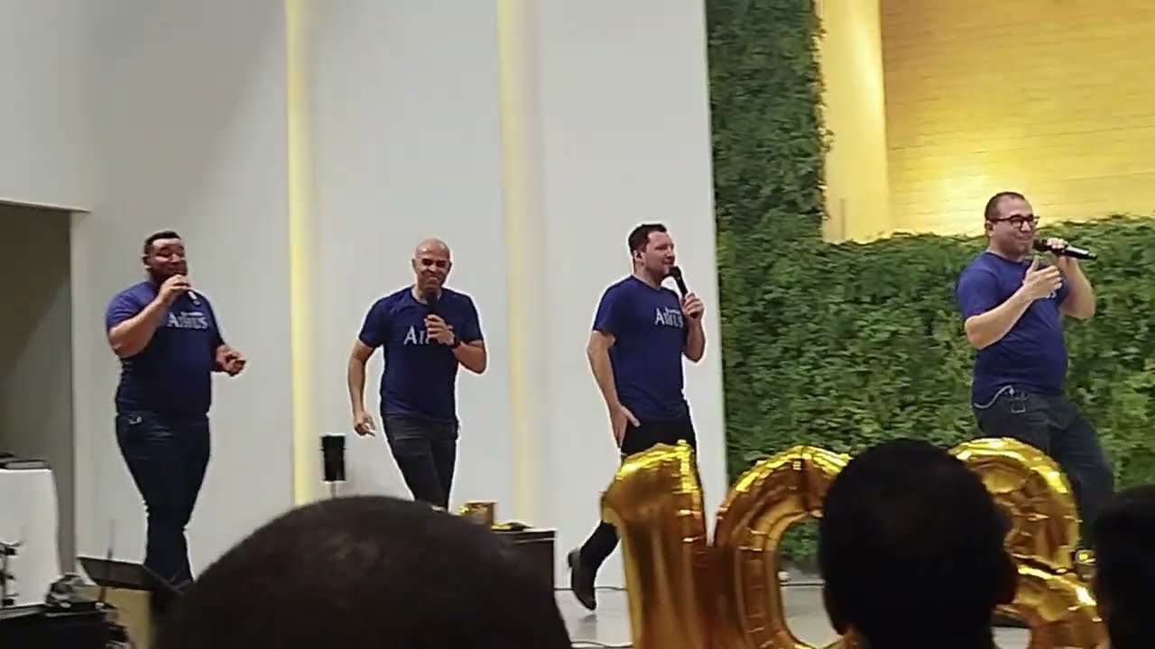 Quarteto Athus Canta no aniversário da IASD Central de Recife, aniversário de 108 anos.