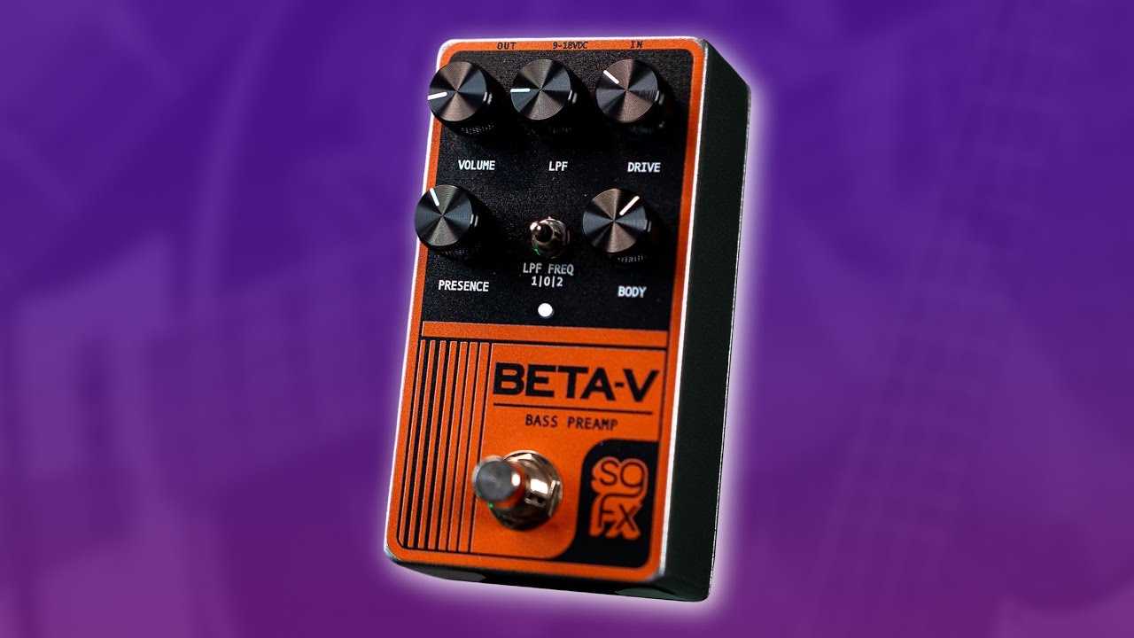 SUPER LOUD & CRISP BASS PREAMP PEDAL! - SolidGoldFX Beta V