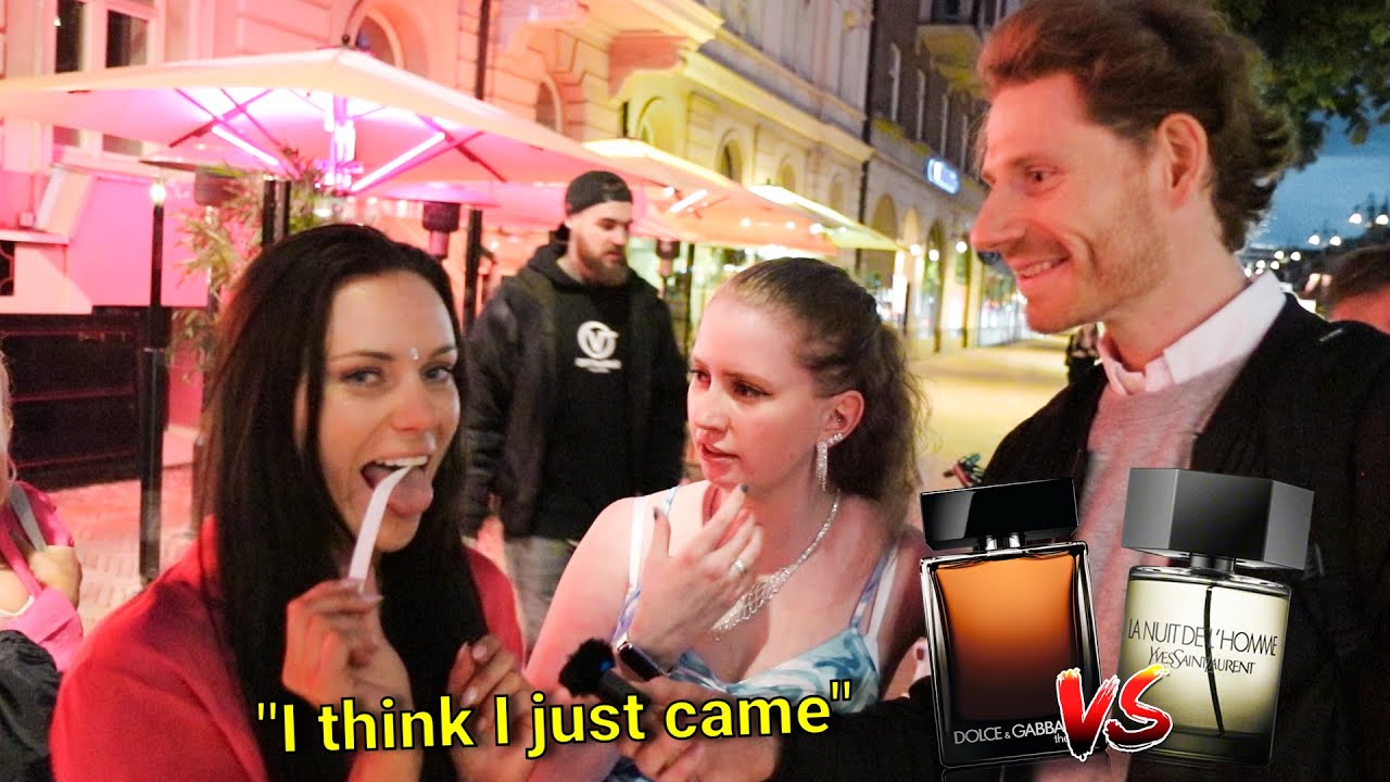 Dolce & Gabbana The One vs YSL La Nuit de L'Homme - Girls reactions - Fragrance Battle!