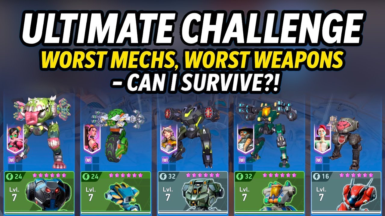 Using The WORST Mechs and Weapons… Can I Even Get a Kill?!