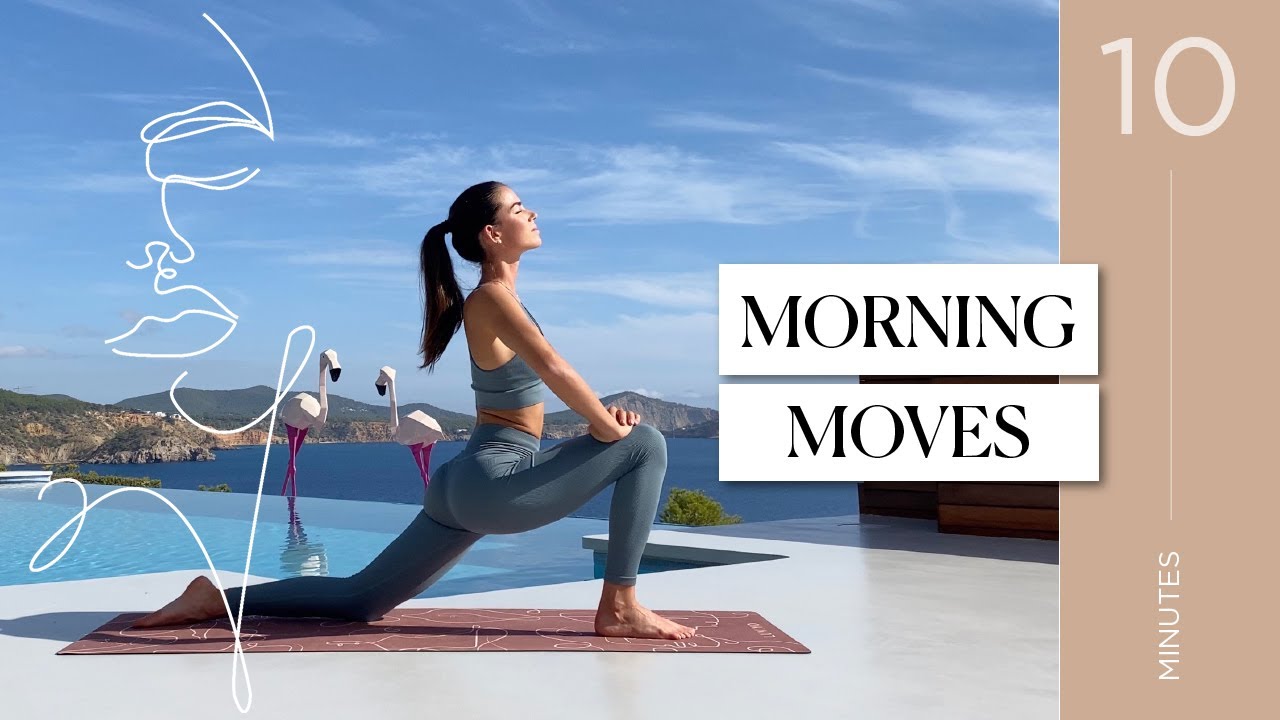 10 MIN MORNING MOVES - FULL BODY STRETCH & setting the right intention for the day | guided by angie