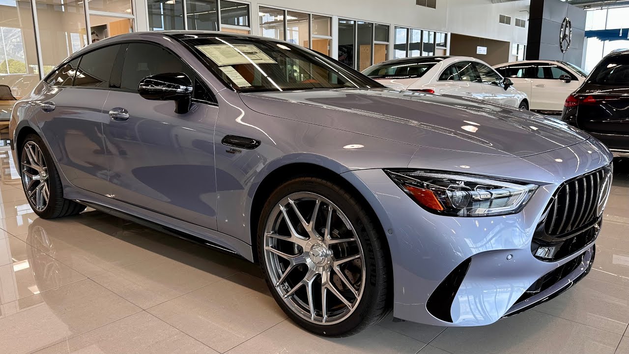 2024 AMG GT 53 4-door Coupe Facelift: Revised V6 AMG GT 4-door Coupé - Exterior, Interior, Sound 4K