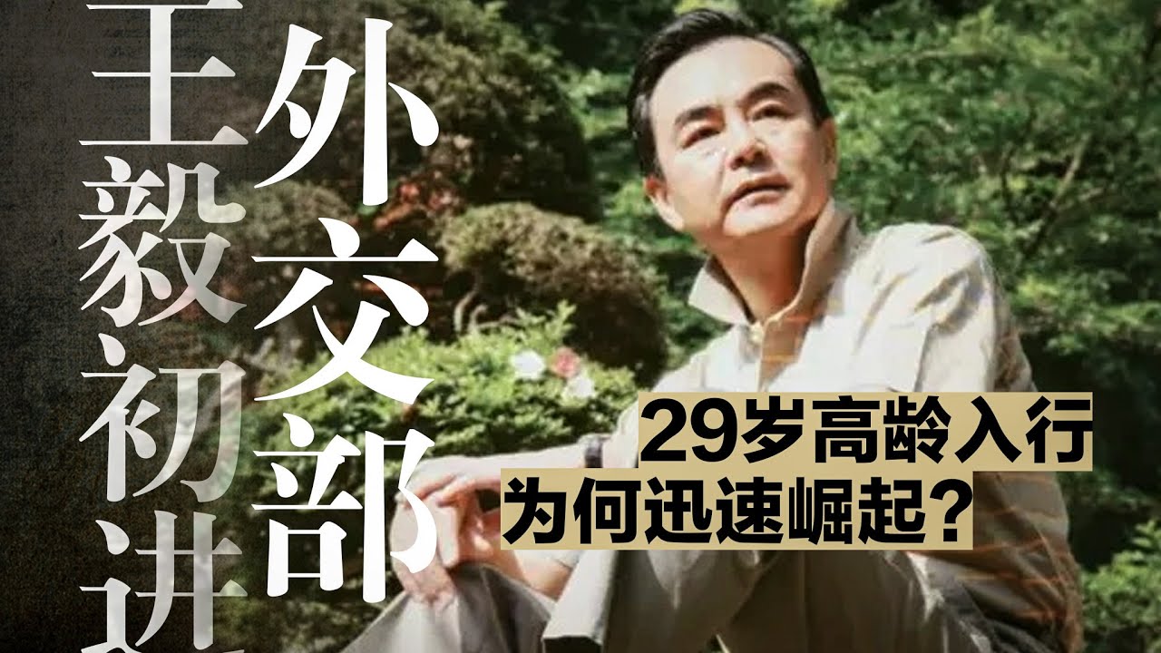 王毅初进外交部：29岁“大龄新秀”跃升速度碾压秦刚？王毅的后台是谁？｜周恩来｜钱嘉东｜习近平｜卢沙野｜胡耀邦