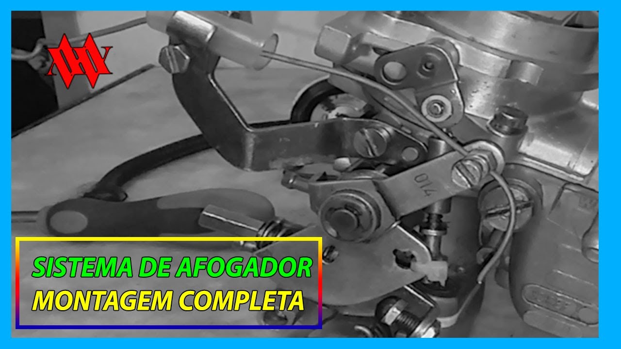 SISTEMA DE AFOGADOR   MONTAGEM COMPLETA MAIS REGULAGEM