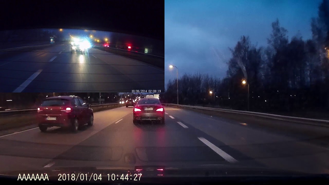 vaarallinen virhe kiihdytyskaistalla