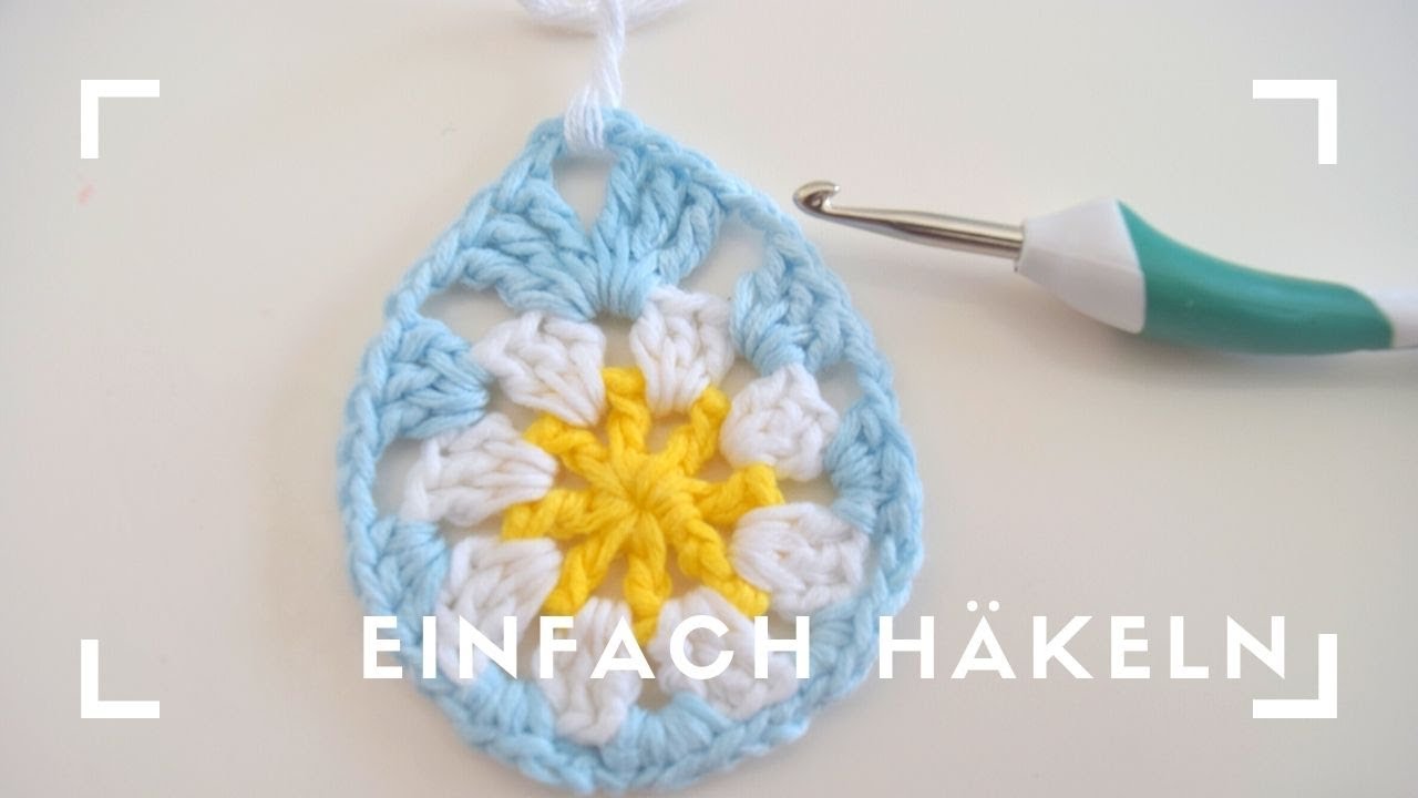 Osterdeko häkeln, Osterei #Ostern DIY