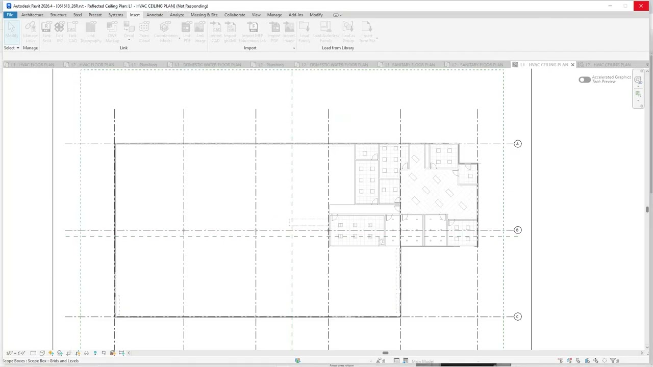 Revit 2026: Как создавать чертежи инженерных систем (механические, электрические, вентиляционные ...