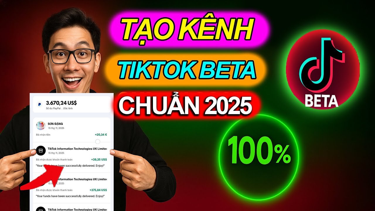 Tạo Kênh TikTok Beta Chuẩn 2025 – Hướng Dẫn A–Z Cho Người Mới