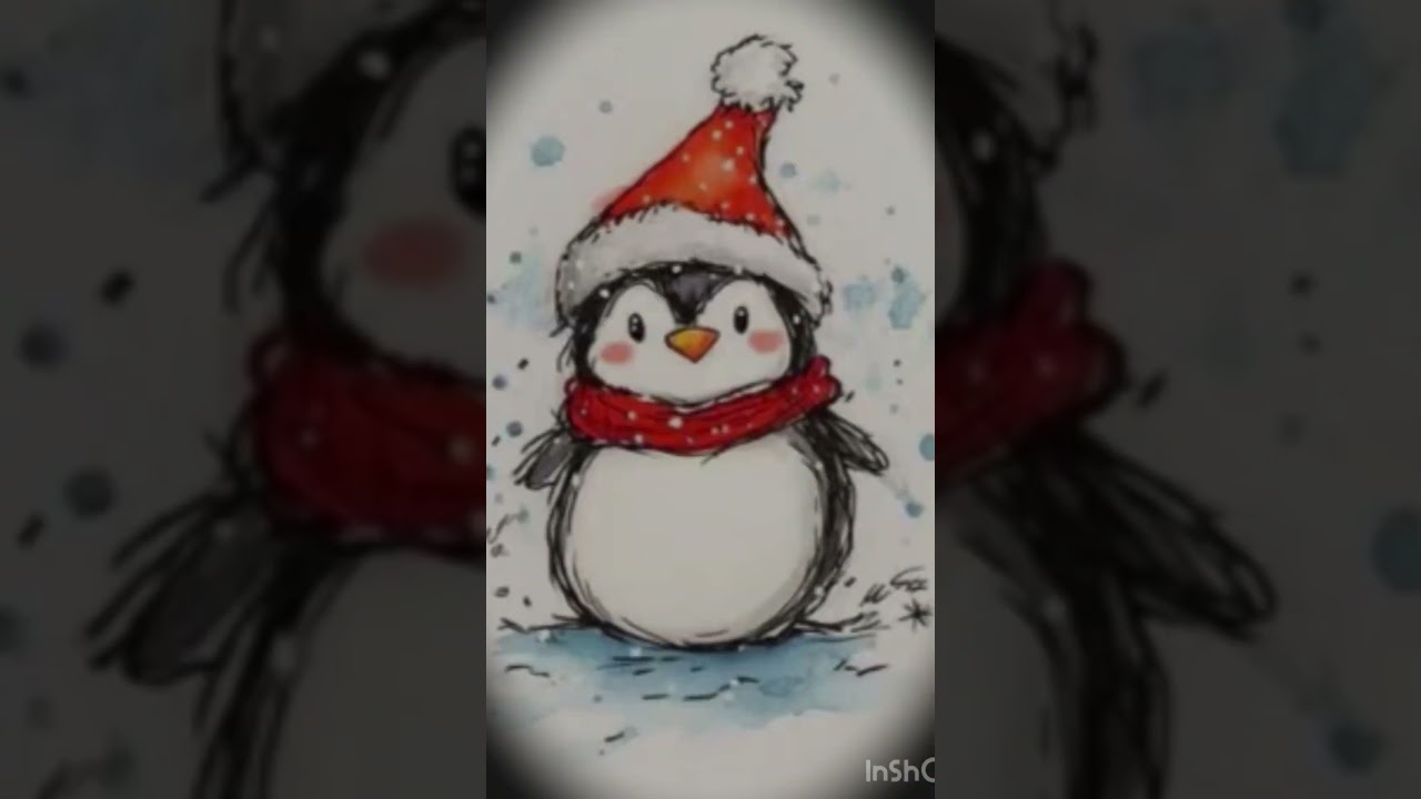Christmas drawing Idea 🎅