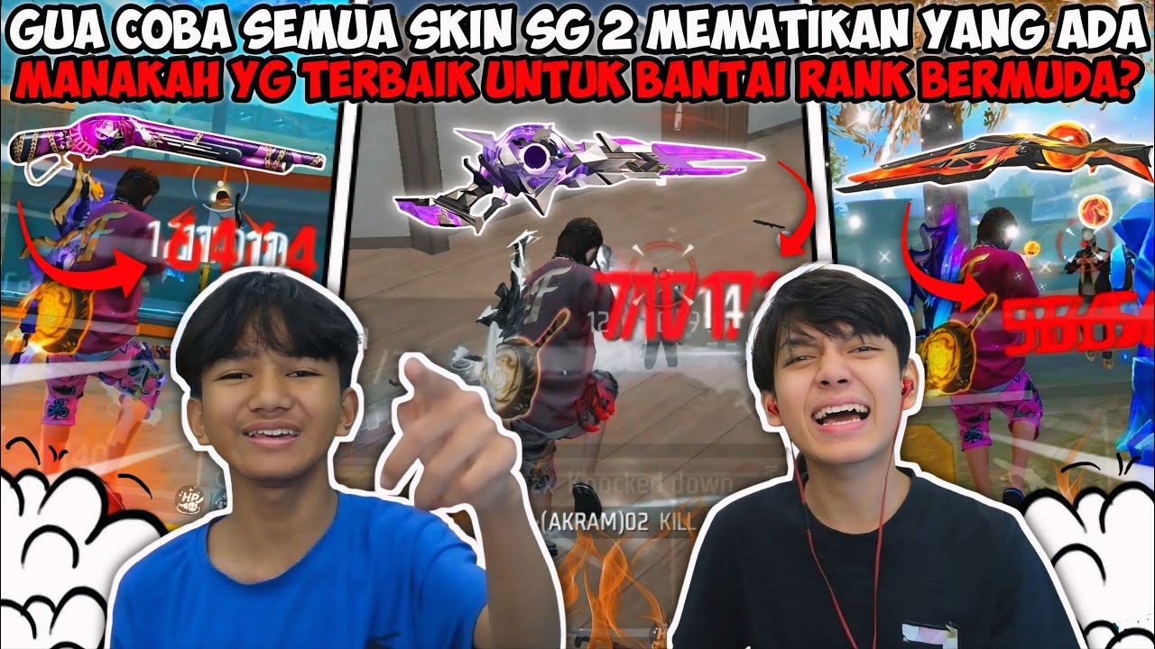 GUA COBA SEMUA SKIN SG 2 MEMATIKAN YANG ADA!! MANAKAH YG TERBAIK UNTUK BANTAI&nbsp;RANK&nbsp;BERMUDA?😱
