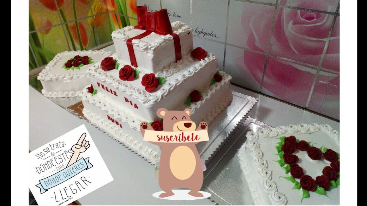 Cómo decorar pastel de 3 pisos, súper fácil/ Lucy´s Cakes