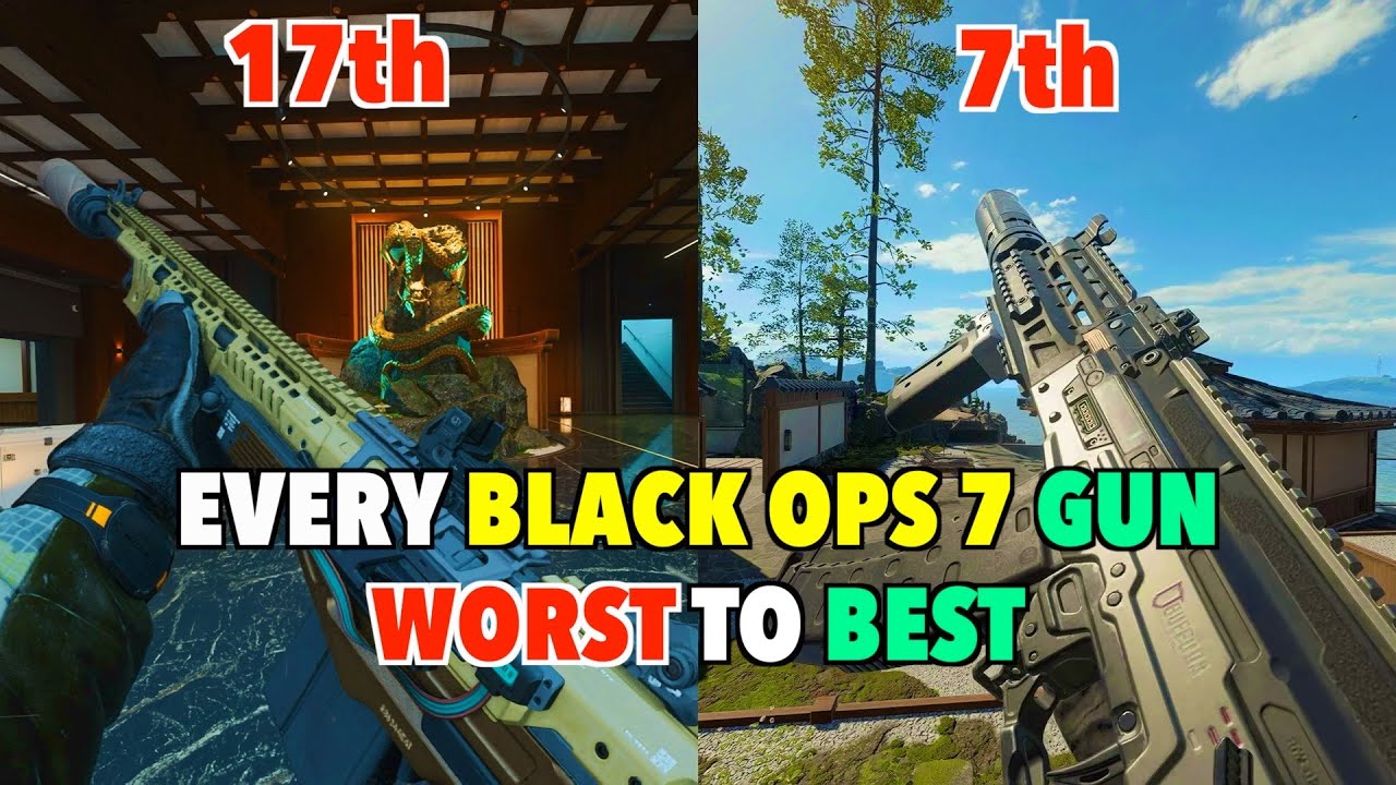Рейтинг всех видов оружия в Black Ops 7: от худшего к лучшему