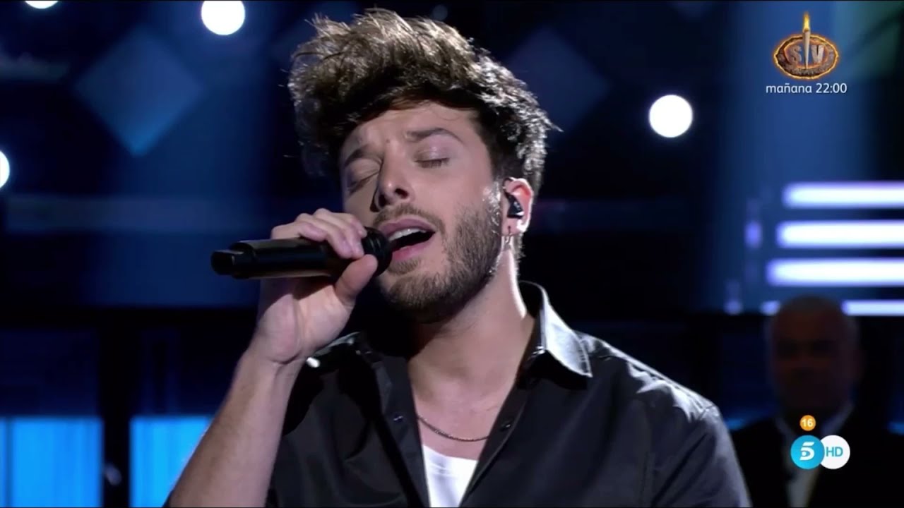 2021-04-21 Blas Cantó singing a version of Rocío Jurado's 