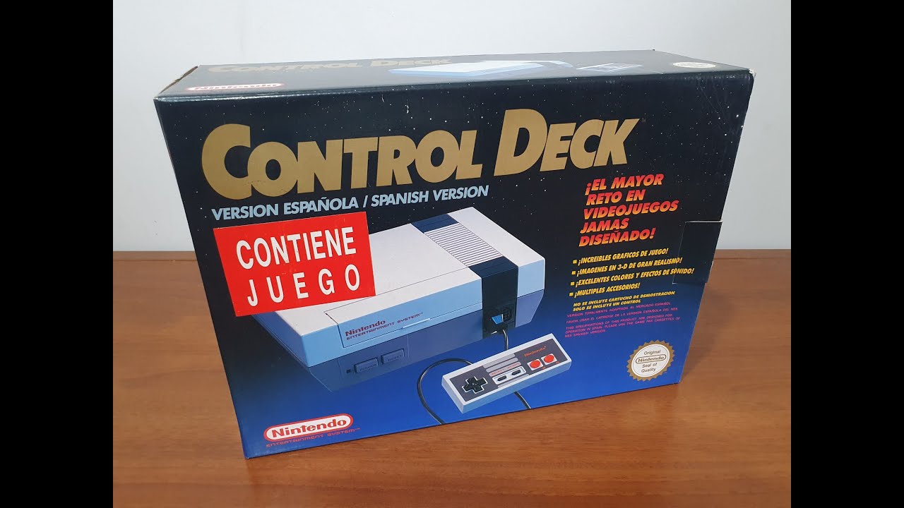 Nintendo Nes Control Deck 3&ordf; Edici&oacute;n + JUEGO. Vendida en Espa&ntilde;a en Alcampo en un estado espectacular