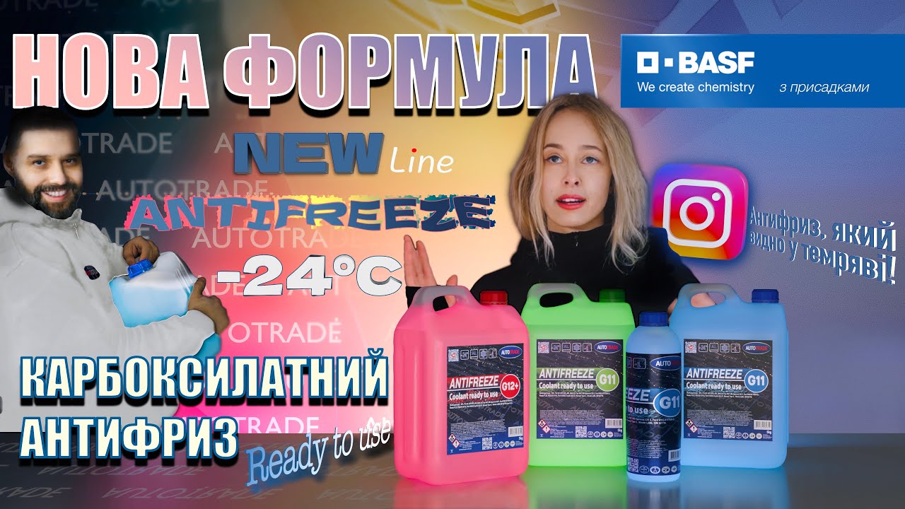 🚗ANTIFREEZE AUTOTRADE -24°C | Присадки BASF и обновленная формула ❄️ #Антифриз #Авто #intro #funny