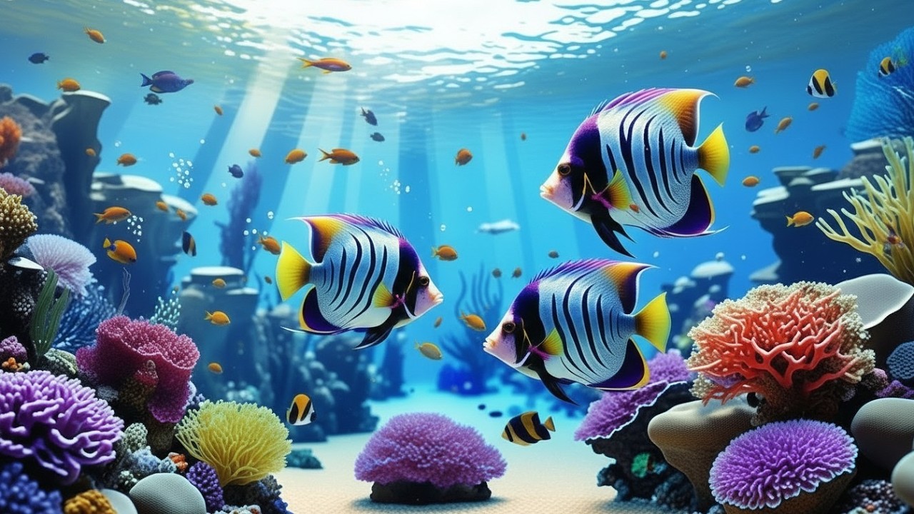 Peaceful Aquarium Visual Loop 🌊 Jellyfish & Exotic Ocean Life