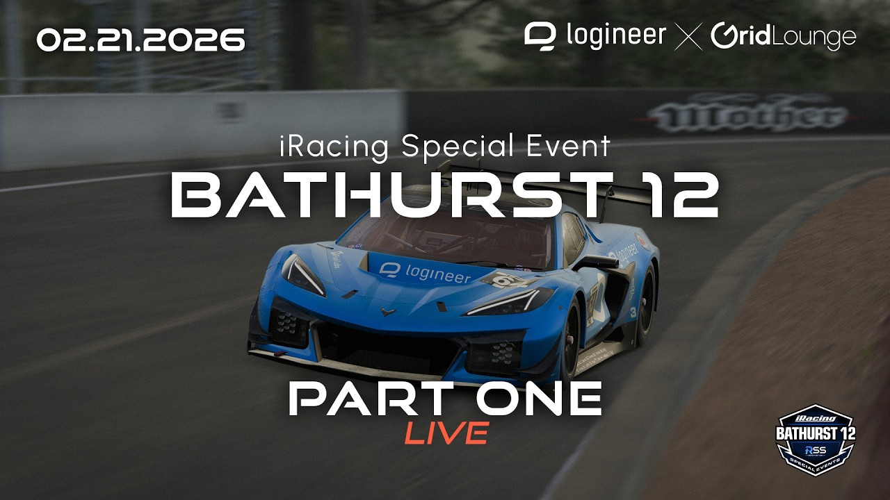 🔴 LIVE • iRacing's 12 Hours of Bathurst - Blue Team (Part 1)