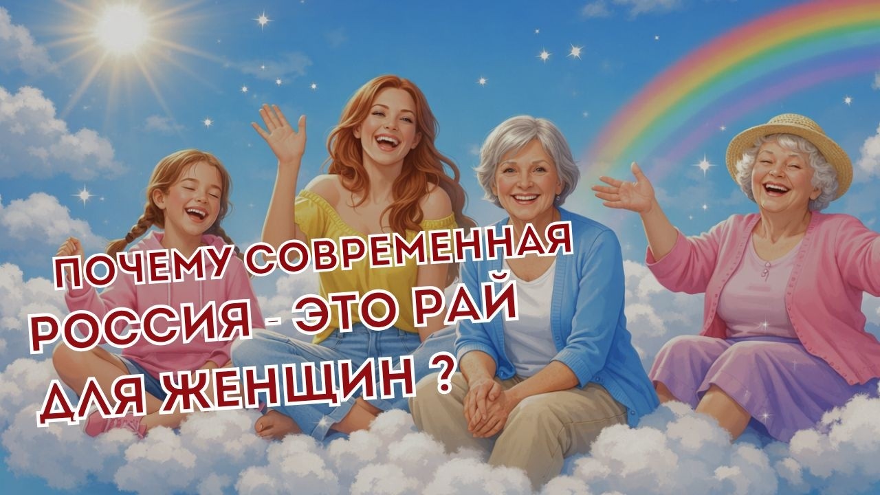 Почему Россия - это рай для женщин?