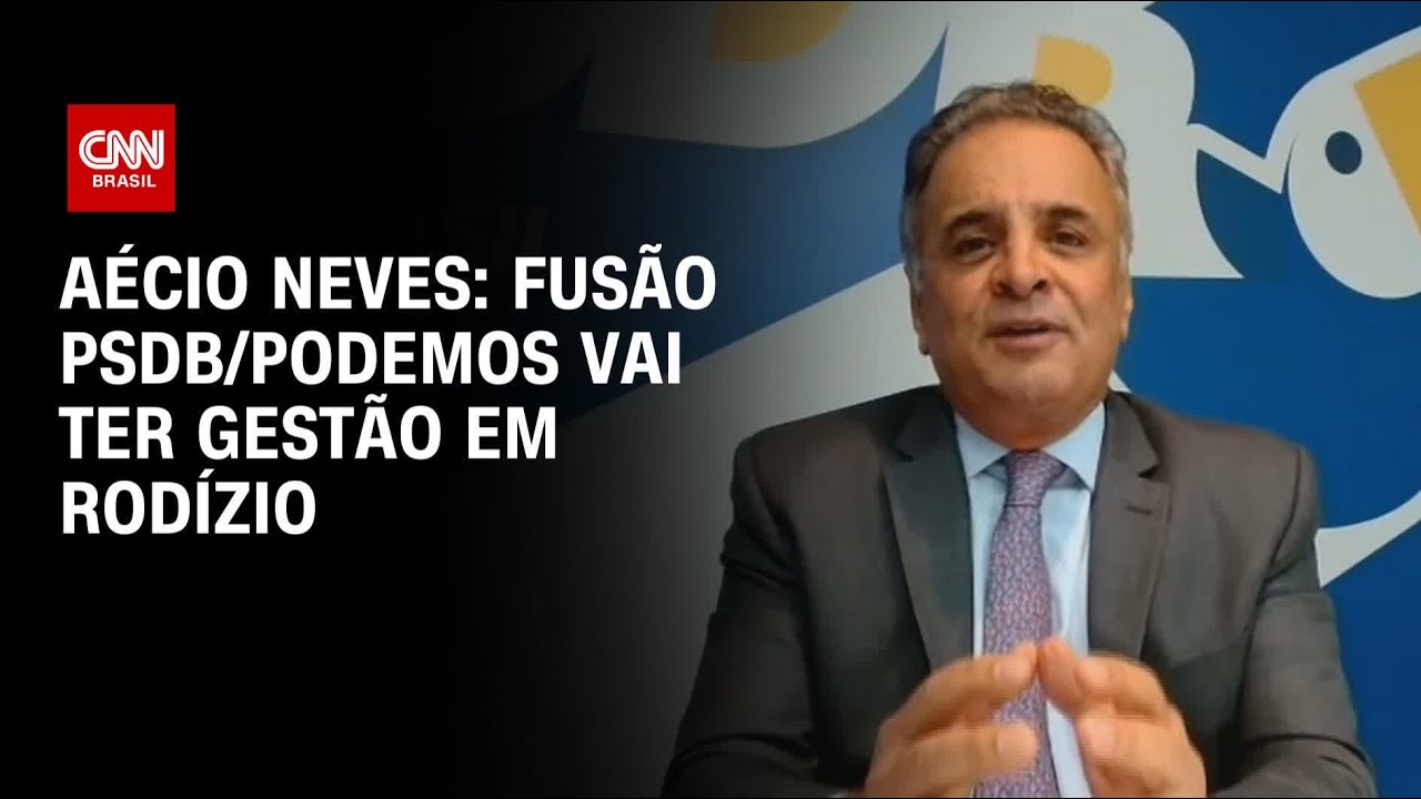 Aécio Neves à CNN: Fusão PSDB/Podemos vai ter gestão em rodízio | CNN 360°